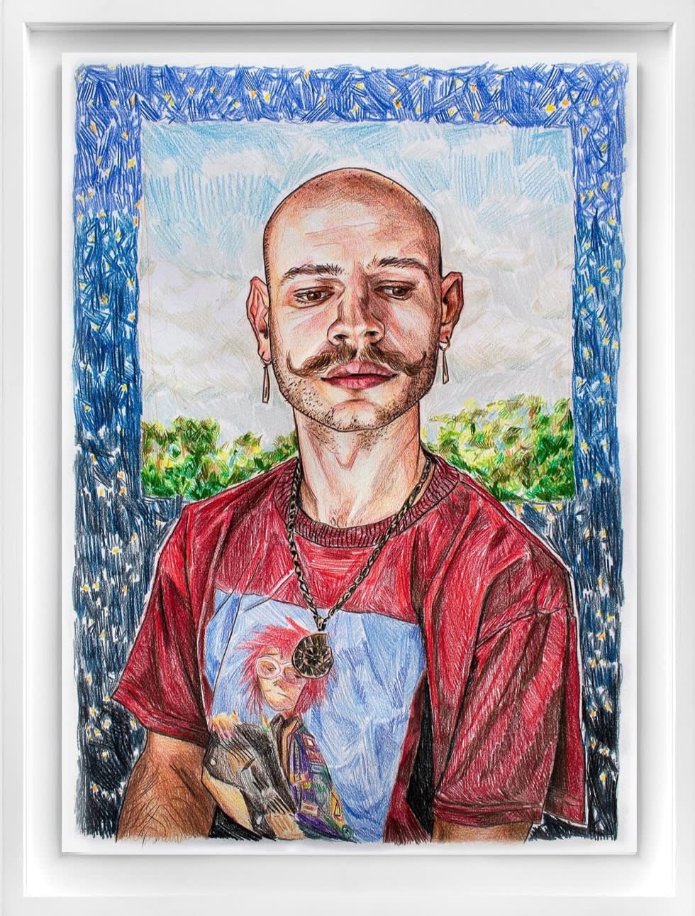 Jasmine Crisp, He Still Caught the Train (A Portrait of Oli), 2023