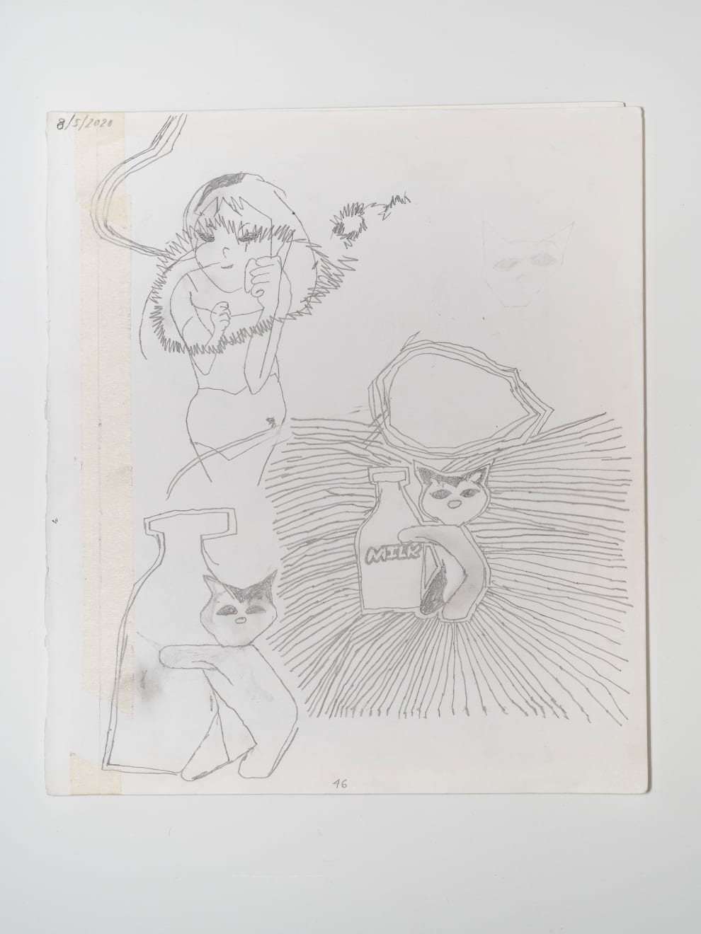 James Cooper, Sketchbook Pages 46 ~ 47, 2023