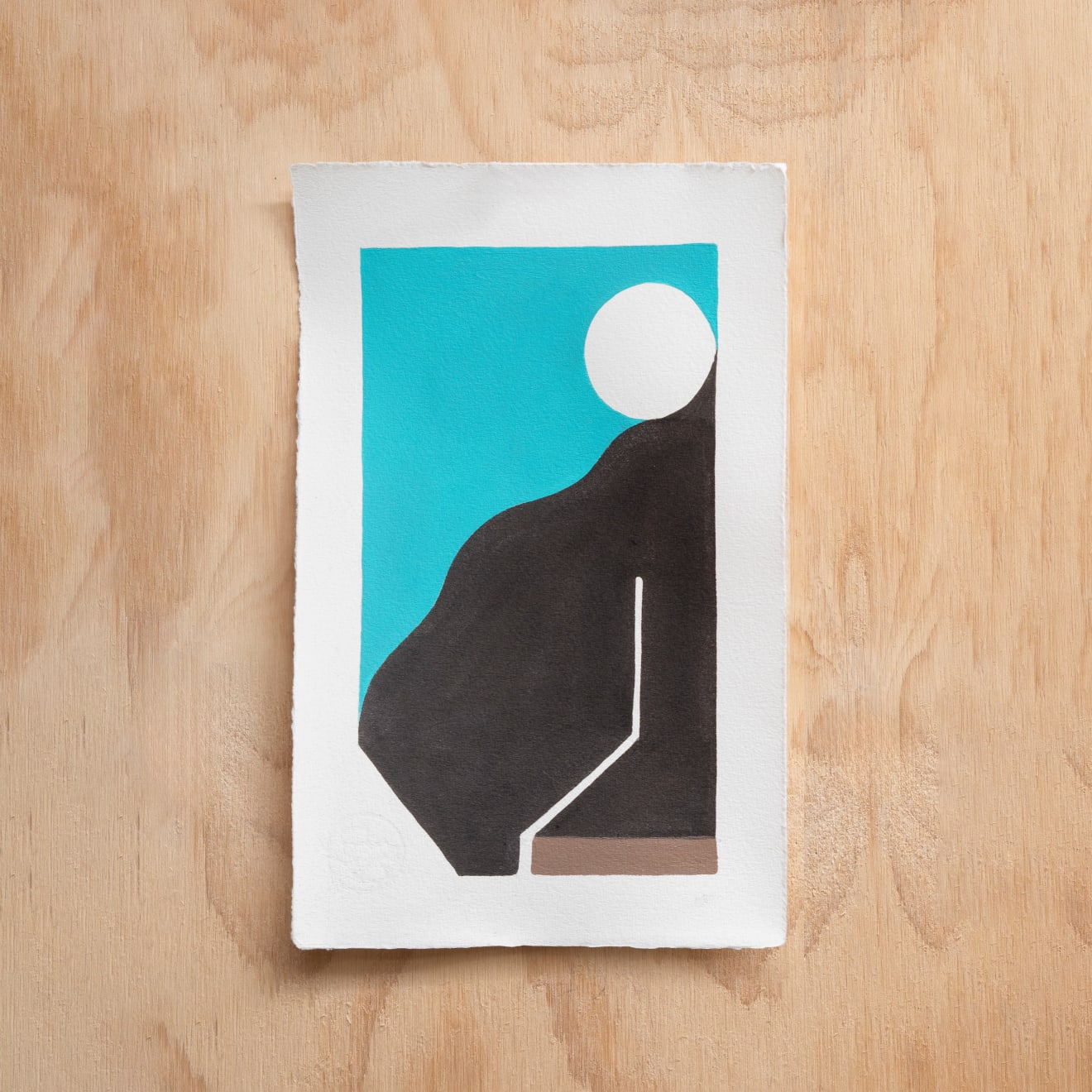 Michael Fikaris, A User (With Blue), 2024