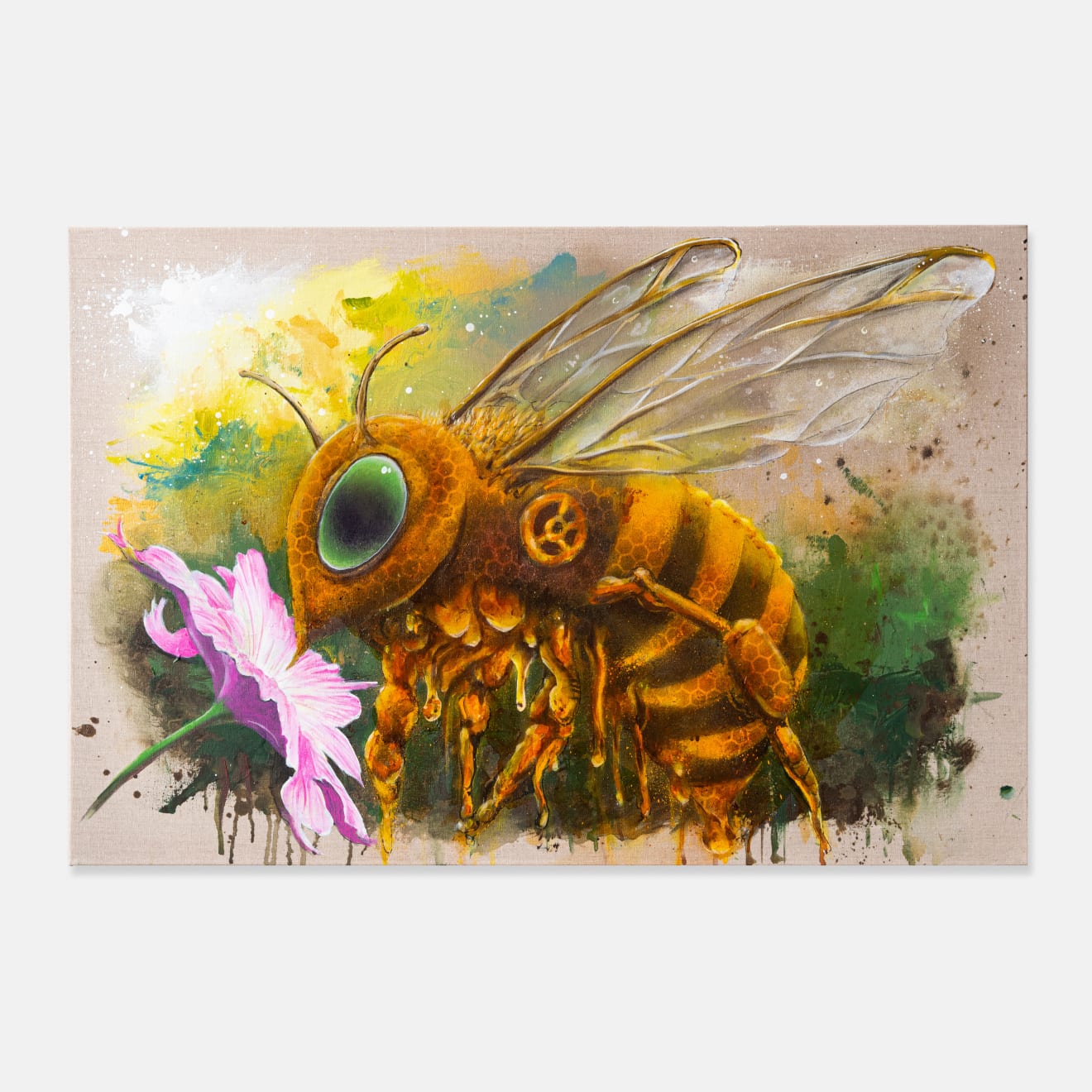 Mike Makatron, Green Eyed Bee, 2024
