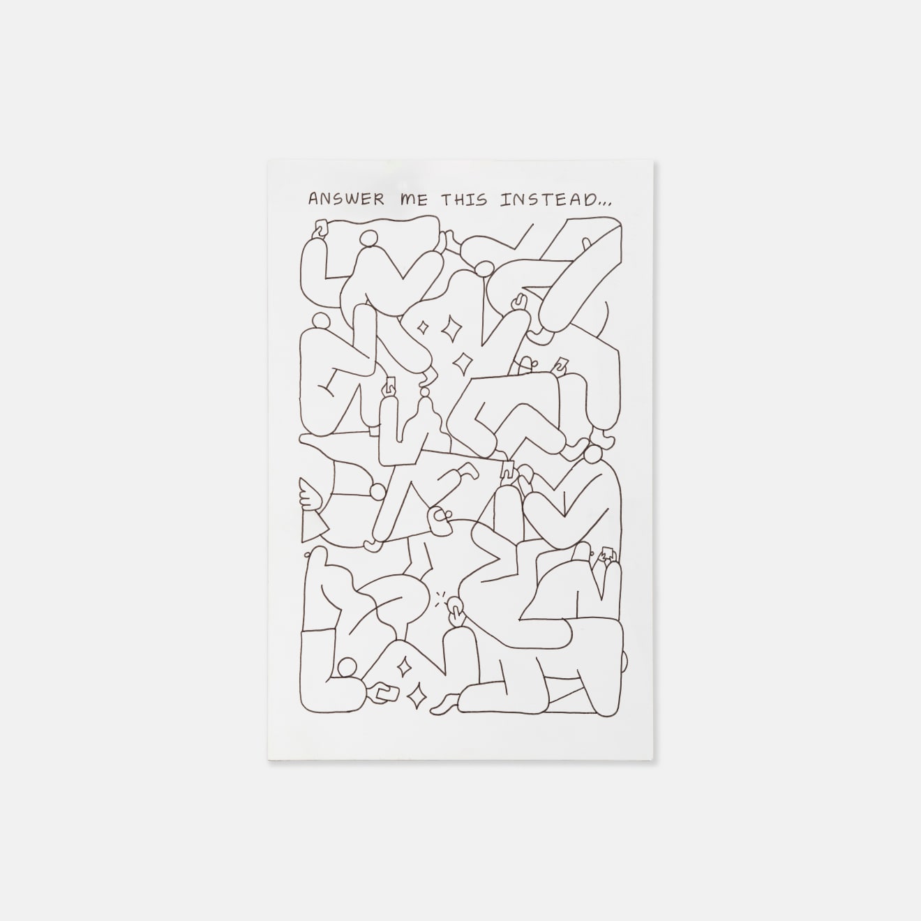 Michael Fikaris, Line Work Page From Recent Comics no.09, 2024