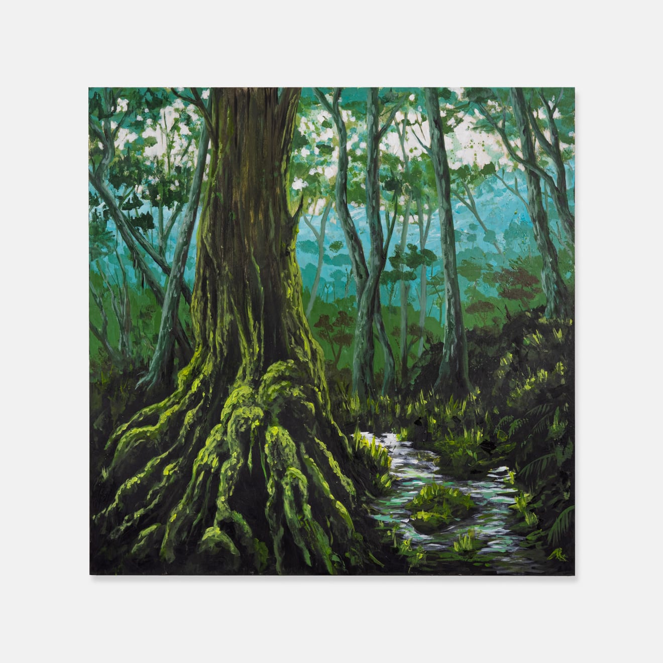 Mike Makatron, Forest Bathing Creek, 2024