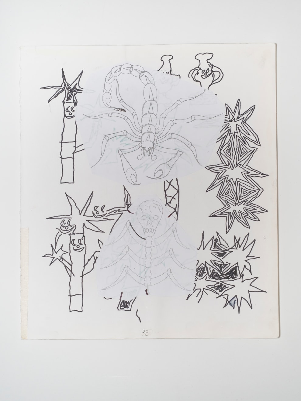 James Cooper, Sketchbook Pages 38 ~ 39, 2023