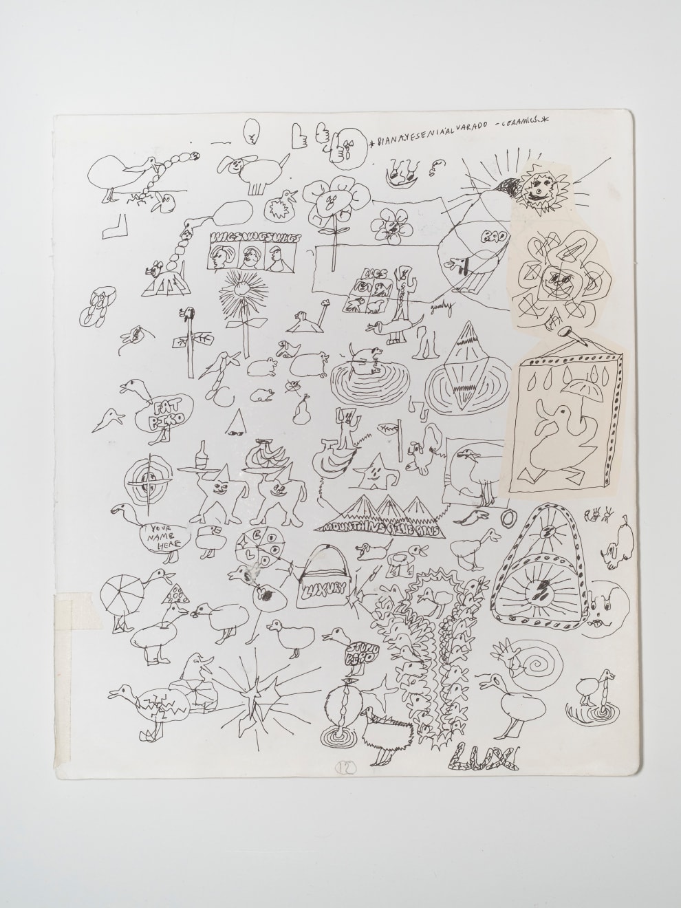 James Cooper, Sketchbook Pages 12 ~ 13, 2023