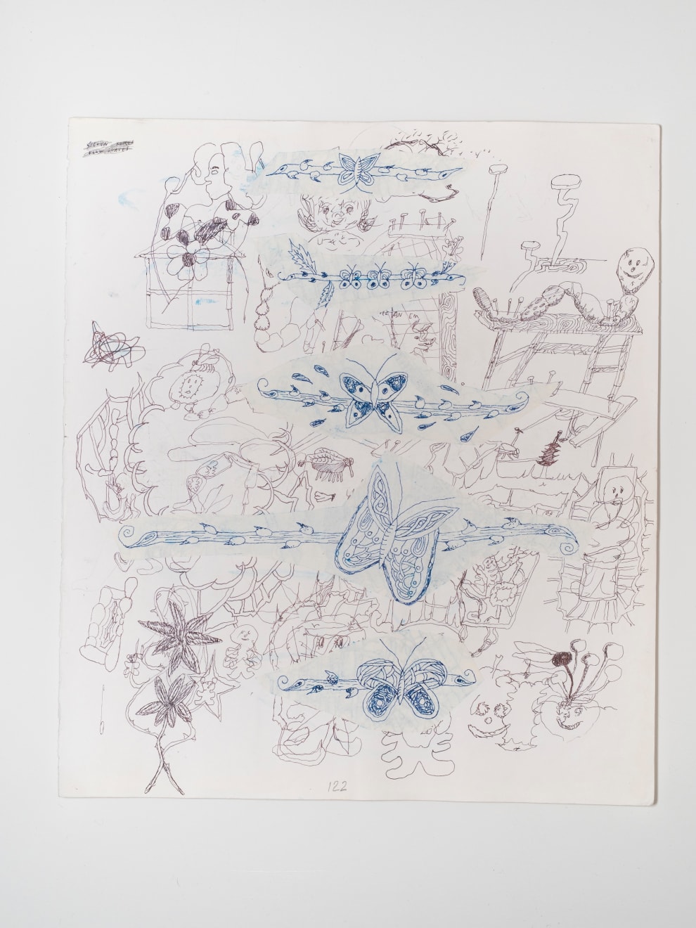 James Cooper, Sketchbook Pages 122 ~ 123, 2023