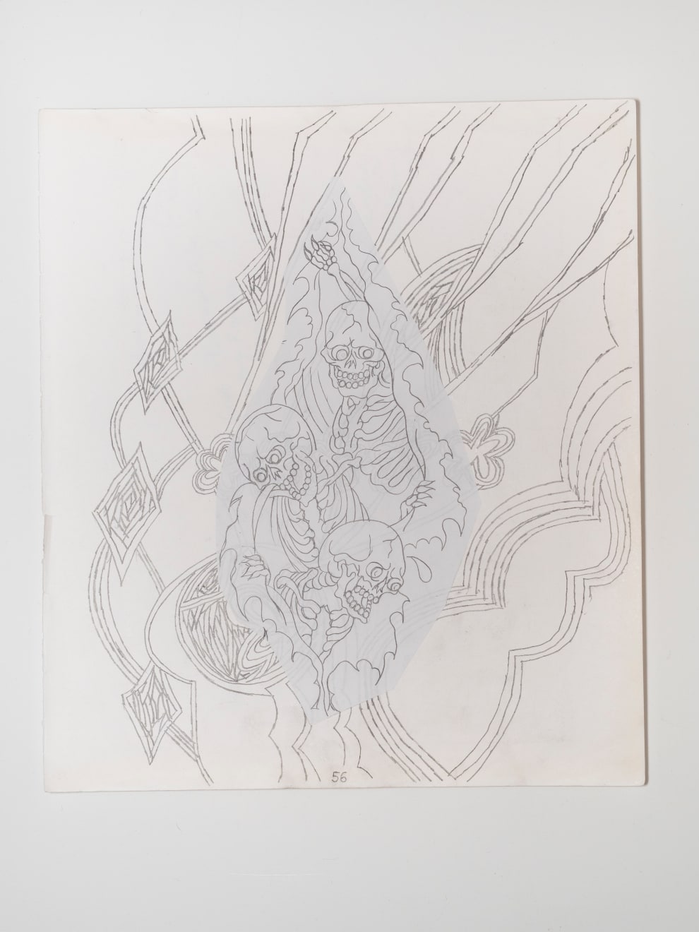 James Cooper, Sketchbook Pages 56 ~ 57, 2023