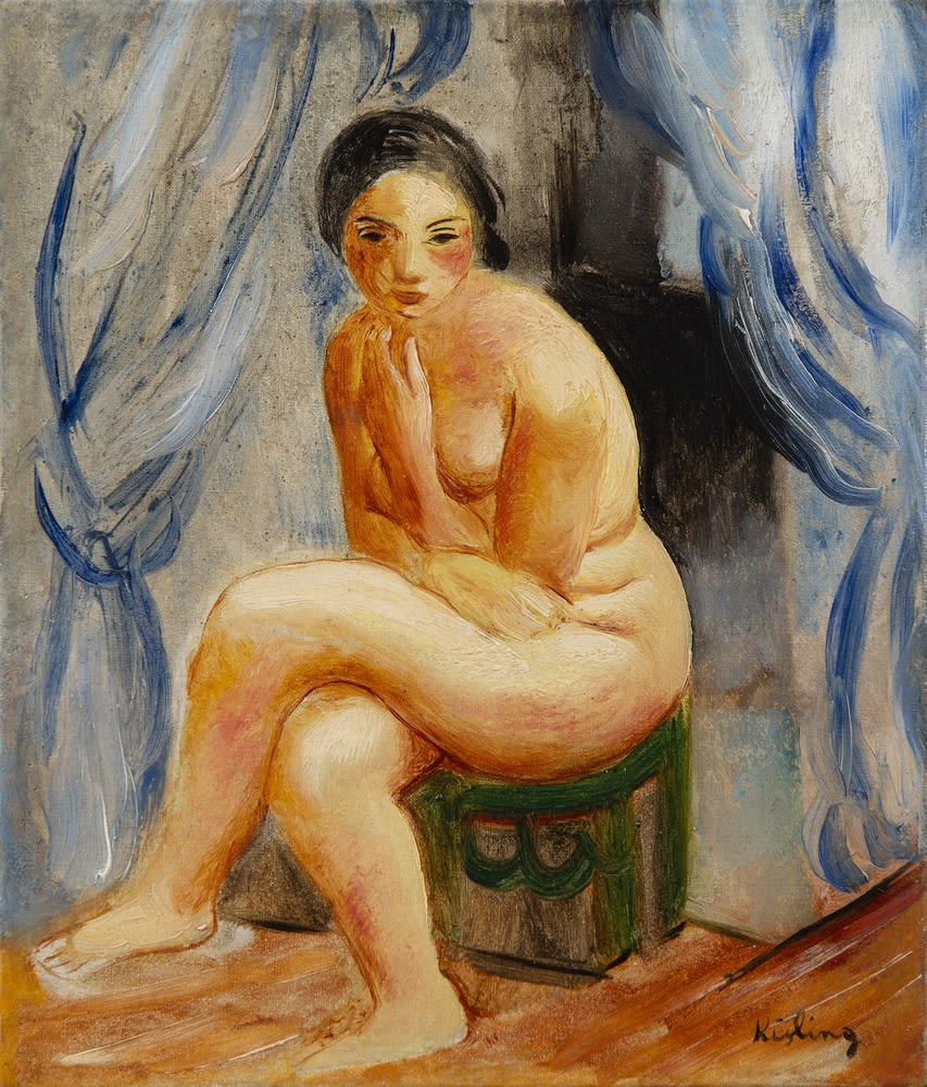 Moïse Kisling, Nu assis, 1923