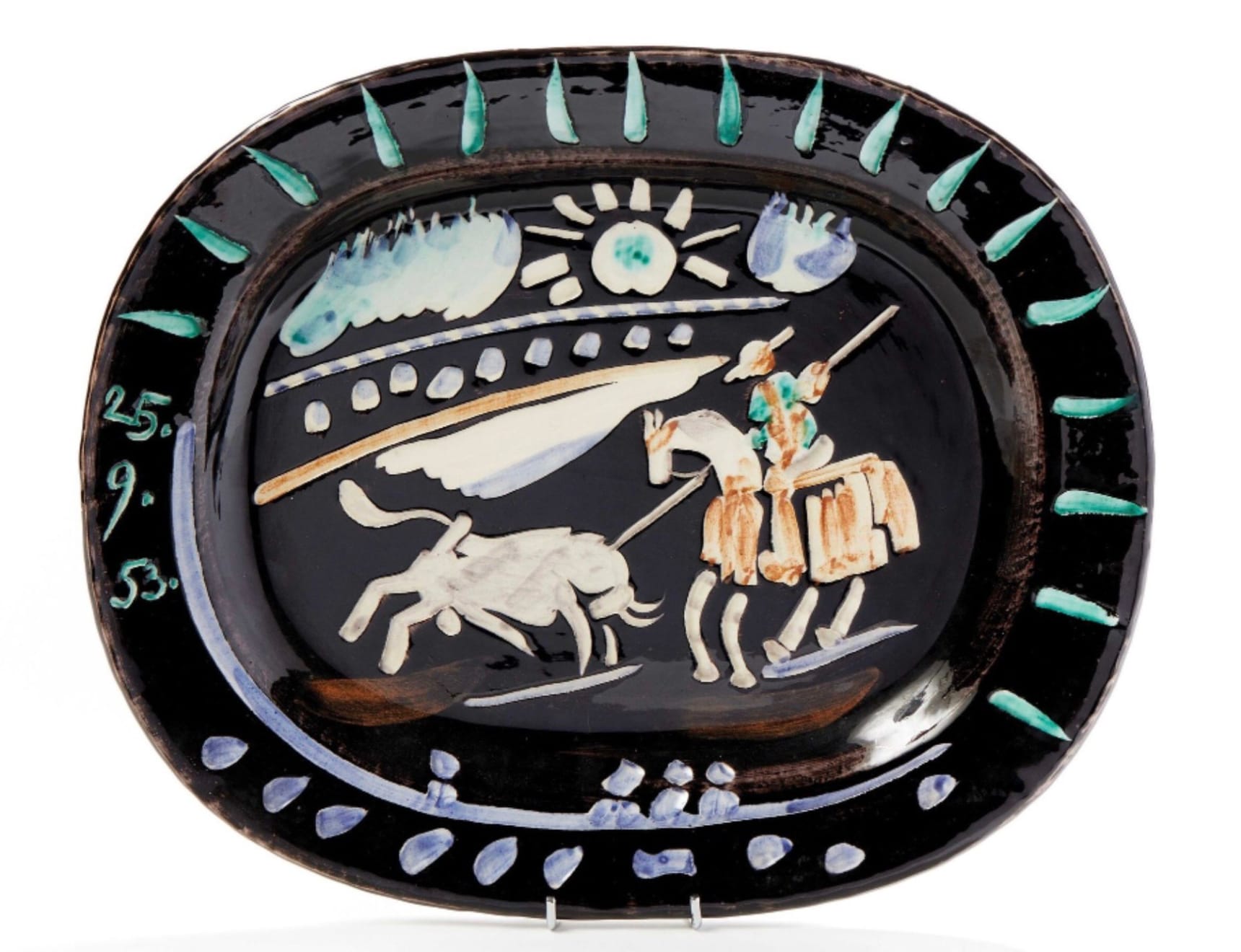 Pablo Picasso (1881-1973), Corrida soleil (A.R. 199), September 25th, 1953