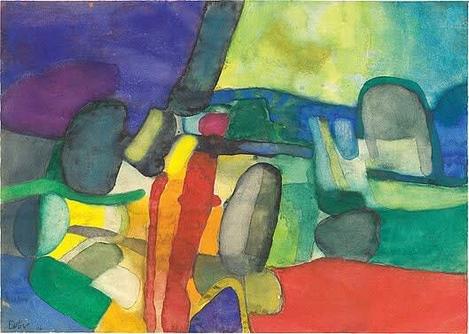 Maurice Estève, Untitled, 1964