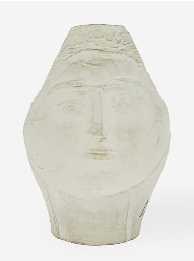 Pablo Picasso, Tête de femme couronnée de fleurs, 20.03.1954