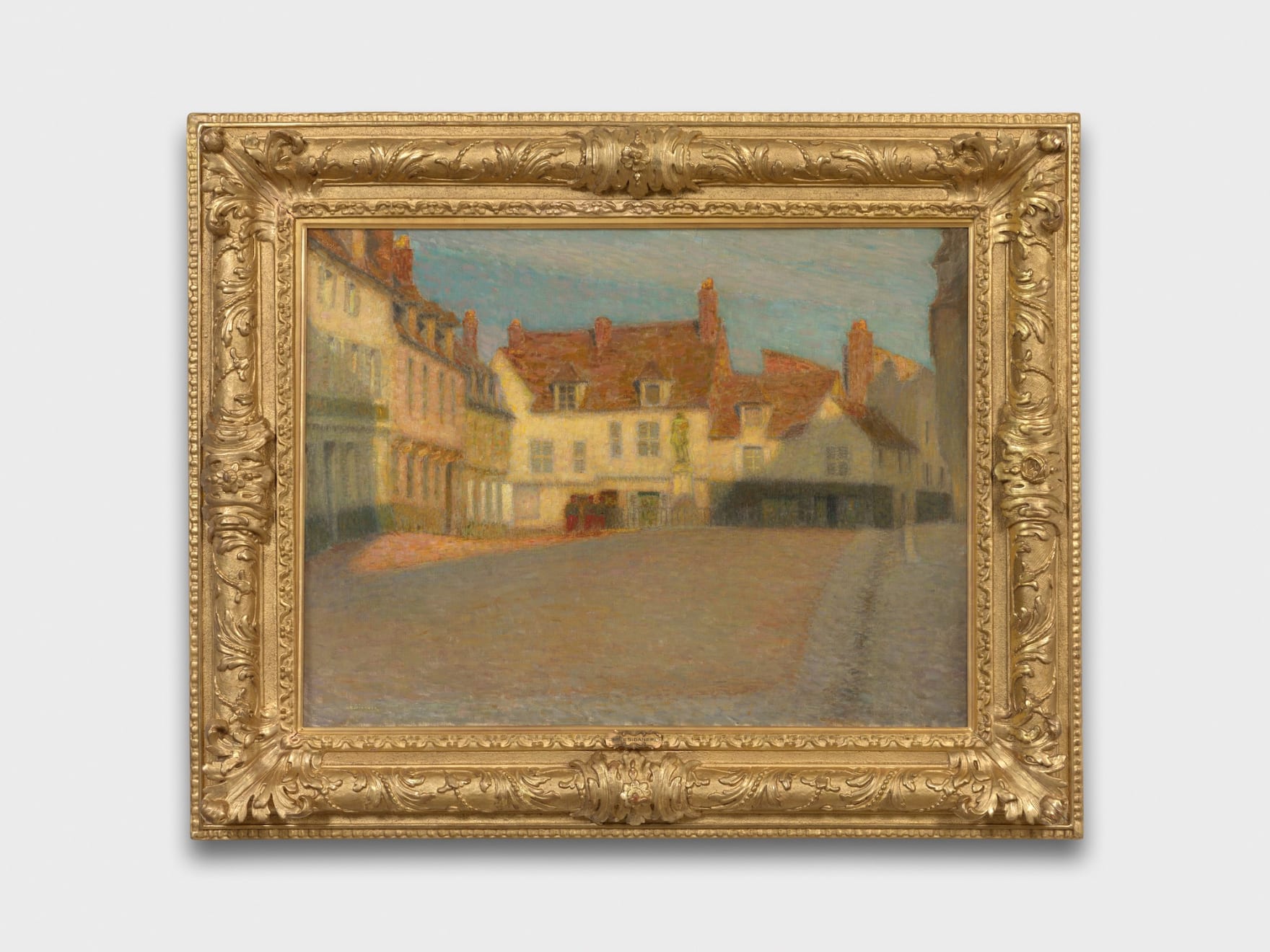 Henri Le Sidaner (1862-1939), Petite place au soleil couchant, Beauvais, 1901