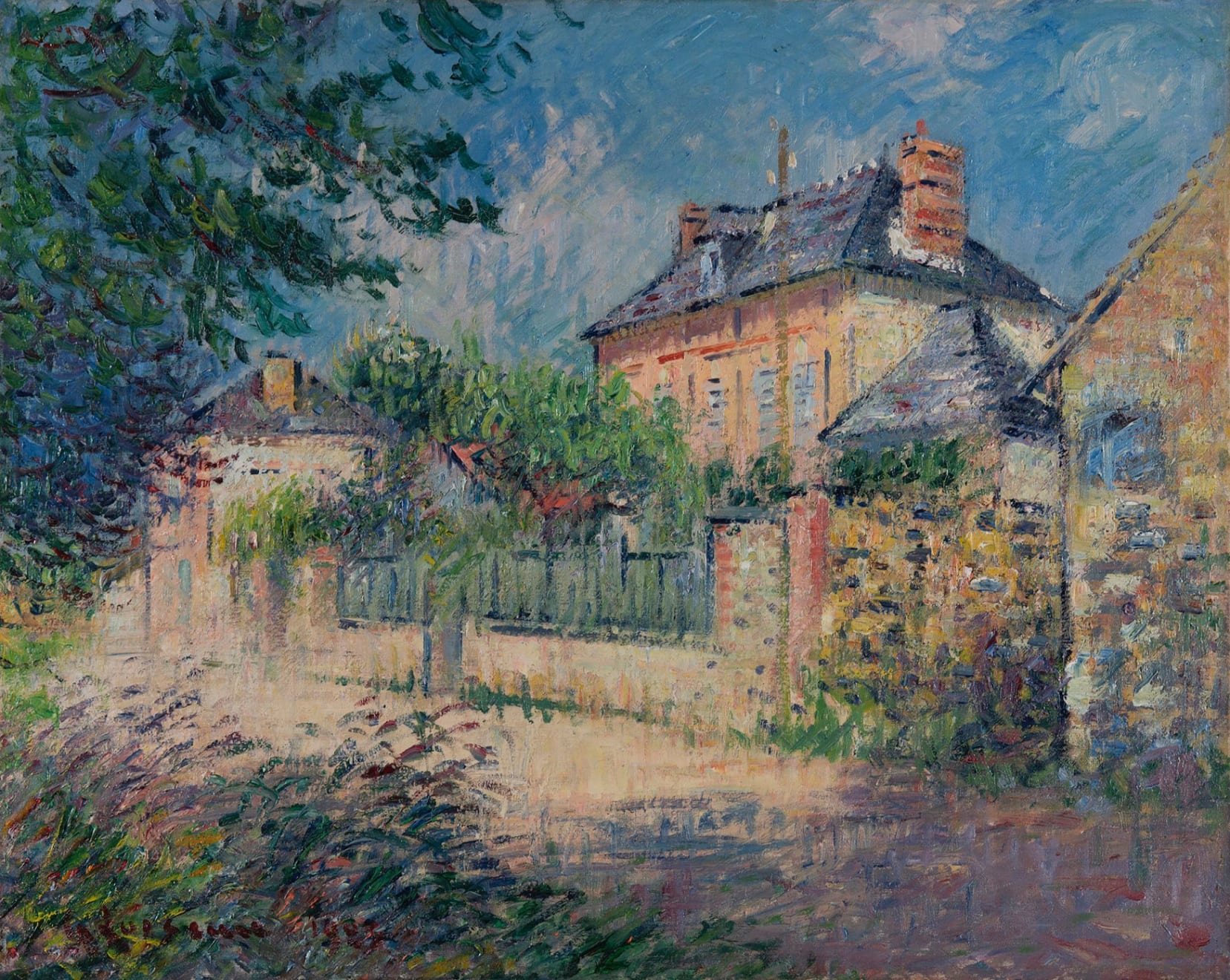 Gustave Loiseau, Rue de village, 1923