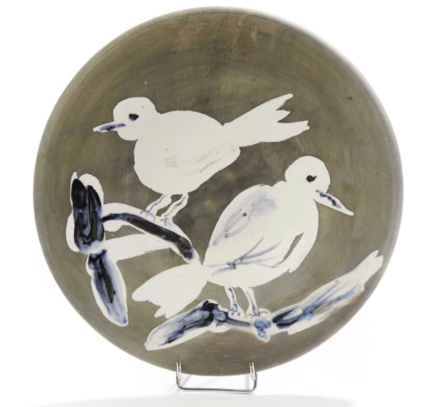 Pablo Picasso (1881-1973), Deux oiseaux no.95 (A.R. 487), 1963