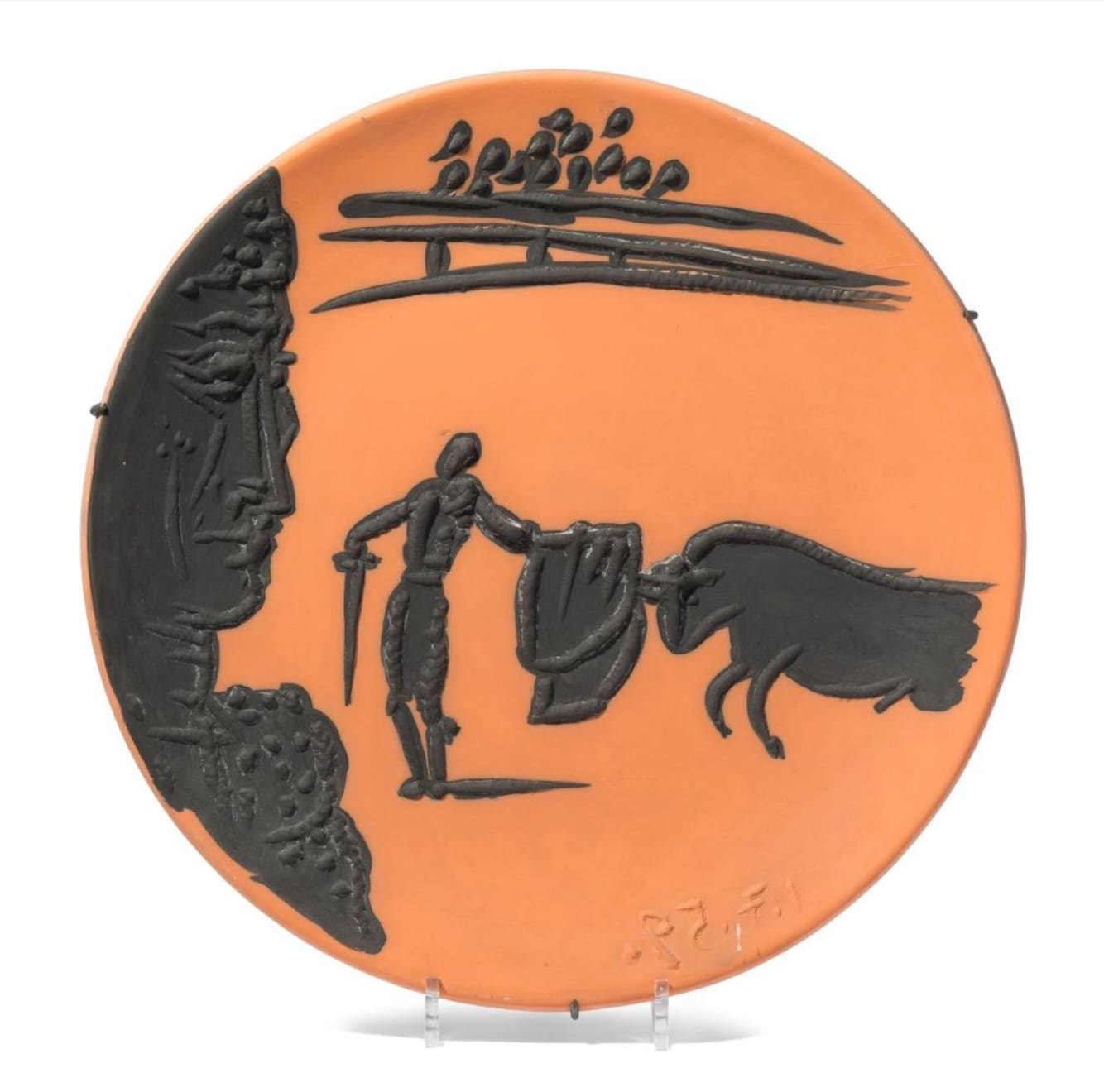 Pablo Picasso, Corrida Scenes of 8 pieces : Paseo, Pase de cape, Picador, Banderilleros, Pase de muleta, Cogida, Estocado & Arrastro, 01.07.1959