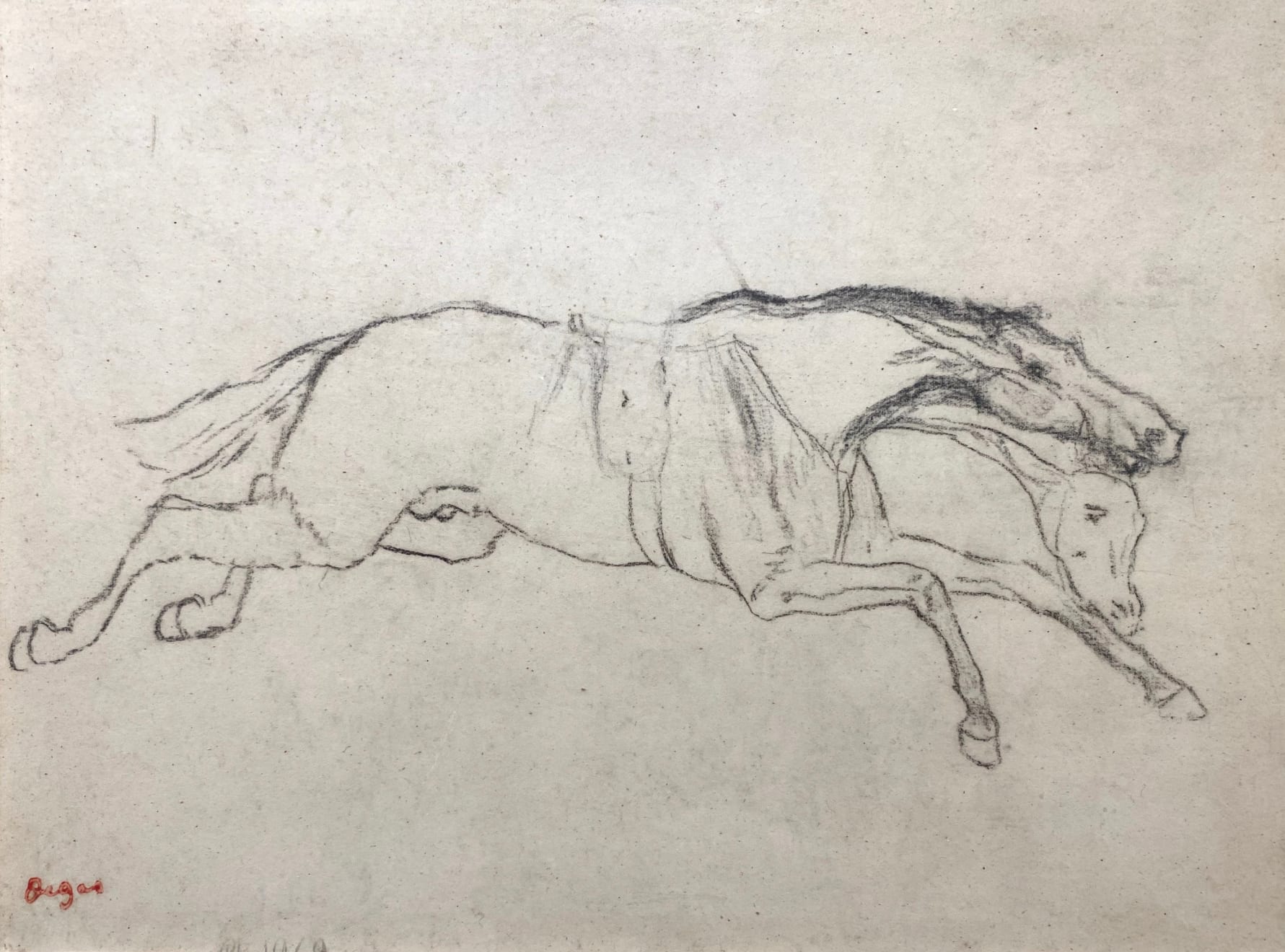 Edgar Degas, Cheval galopant