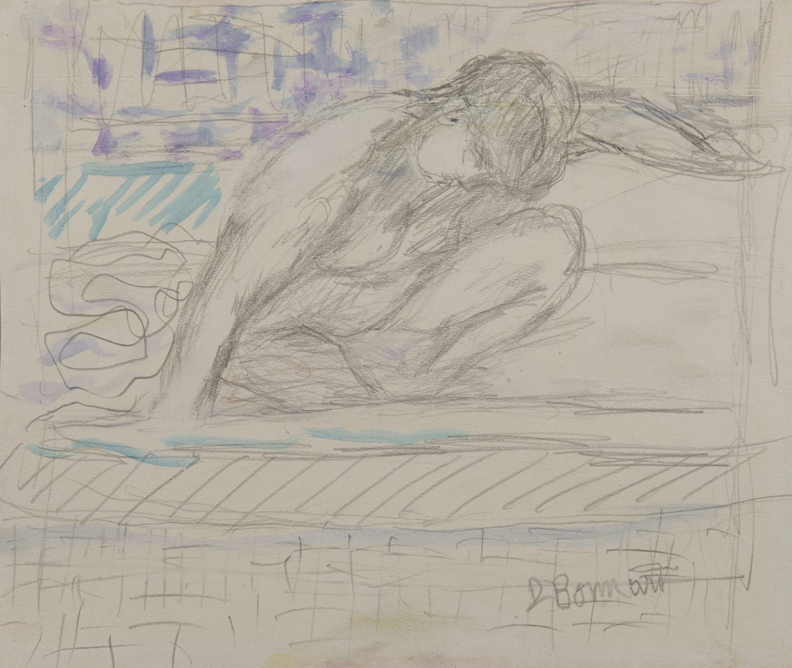 Pierre Bonnard, Nu accroupi, circa 1938