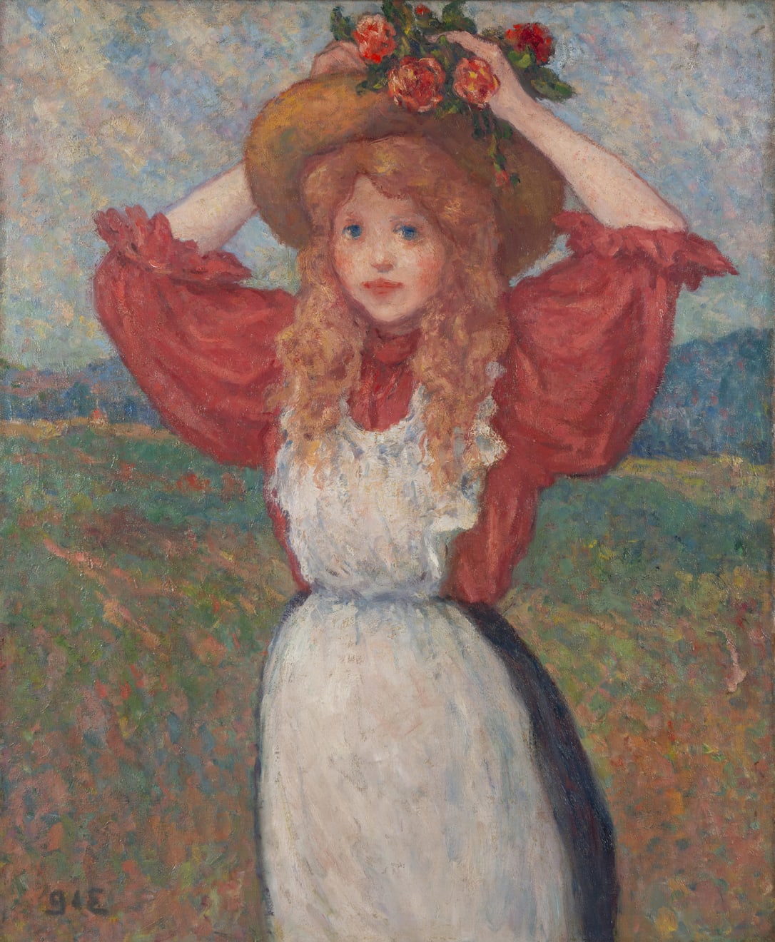 Georges D'Espagnat, Le chapeau fleuri, 1899