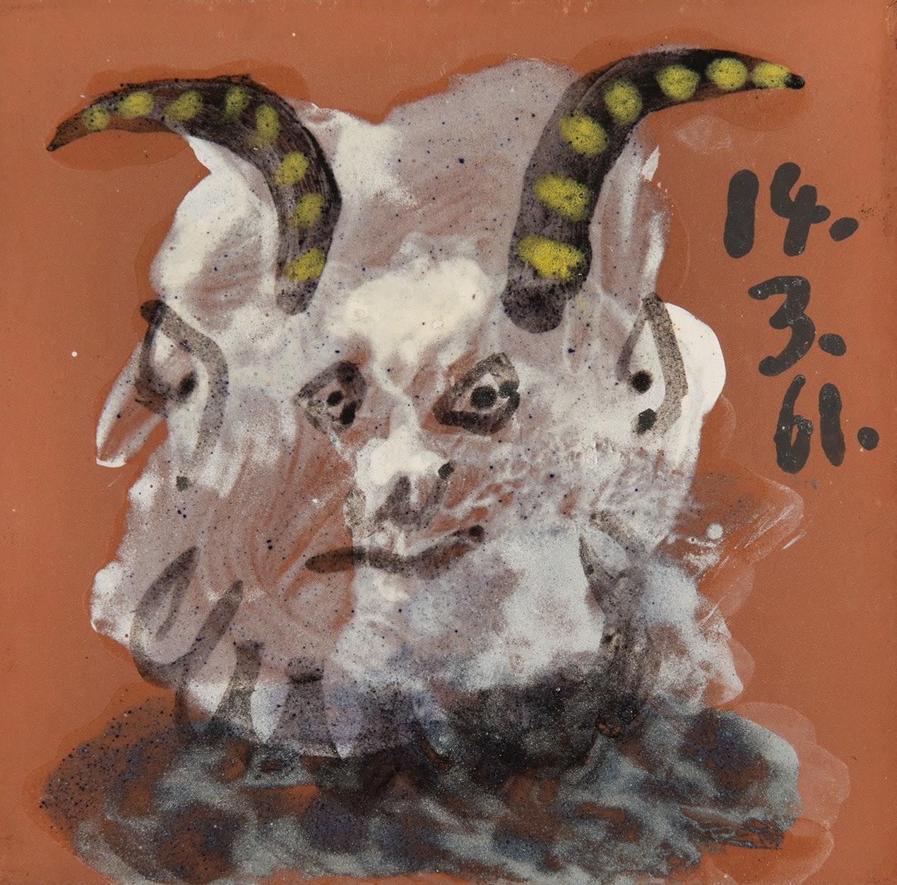 Pablo Picasso (1881-1973), Tête de faune, 14.03.1961