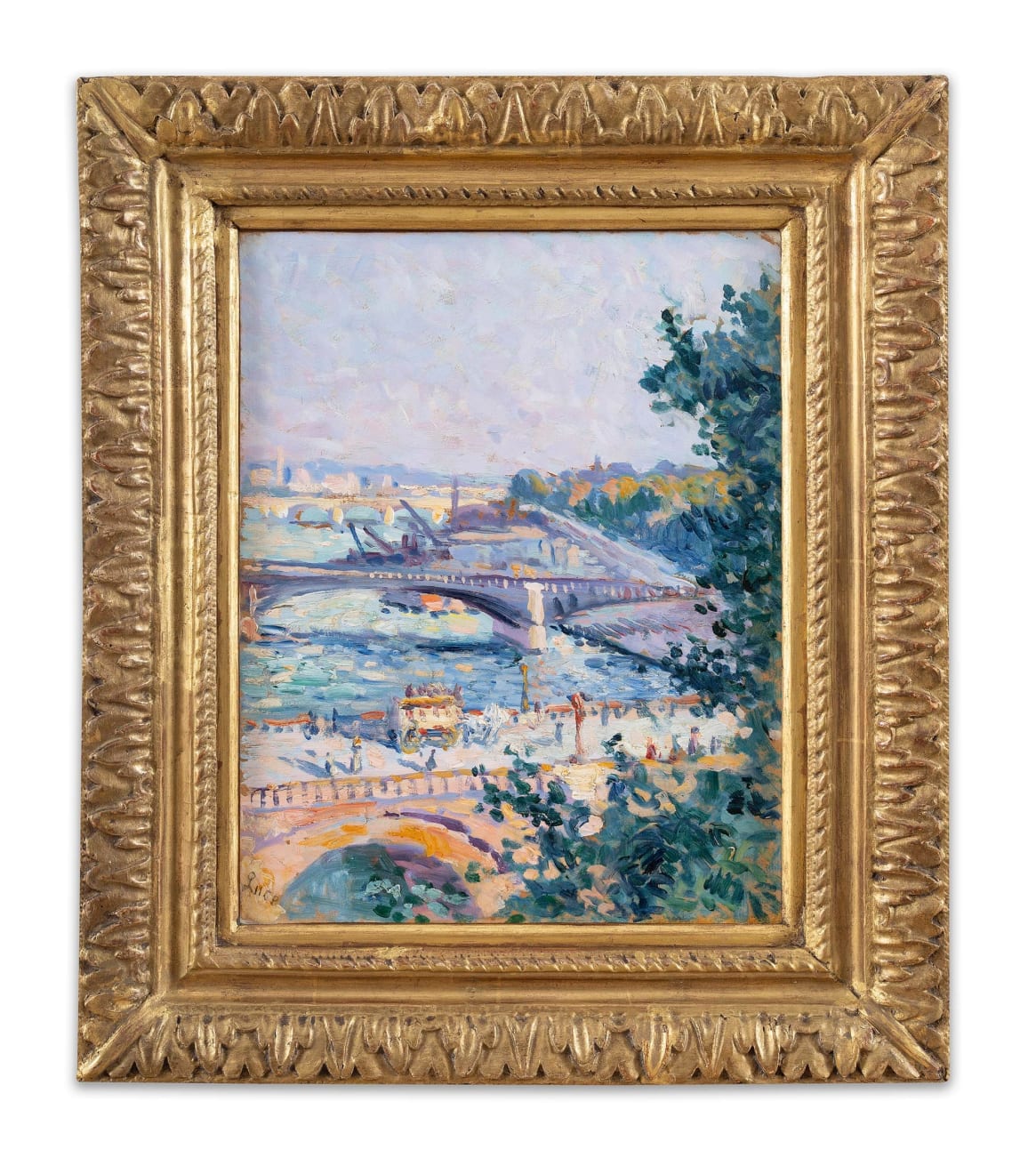 Maximilien Luce (1858-1941), L'ancien pont de la Tournelle et le Jardin des Plantes