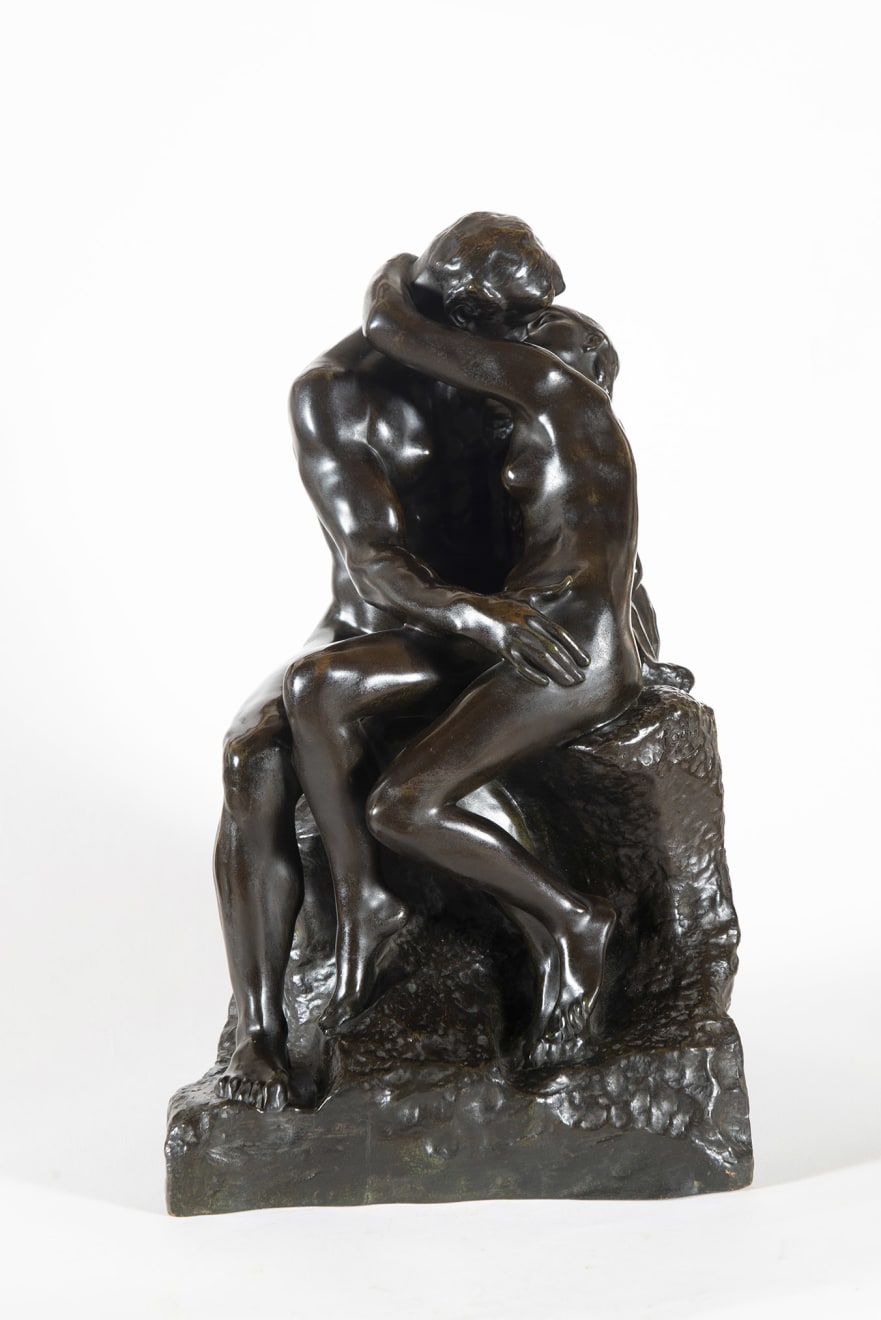 Auguste Rodin, Le Baiser, Réduction no.3, circa 1910-1914