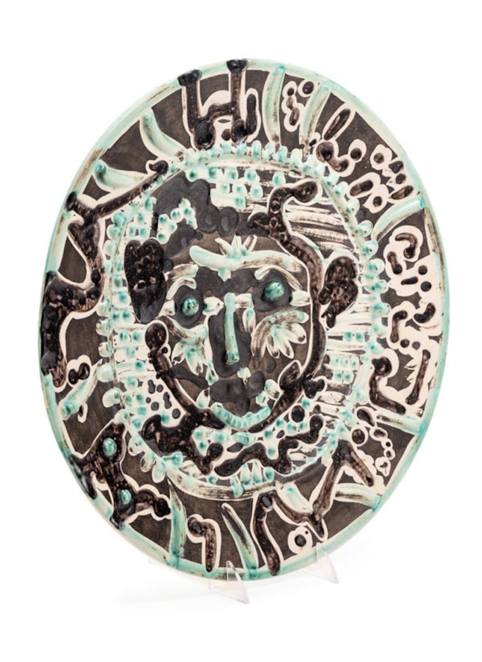 Pablo Picasso, Visage de faune tourmenté, 1956