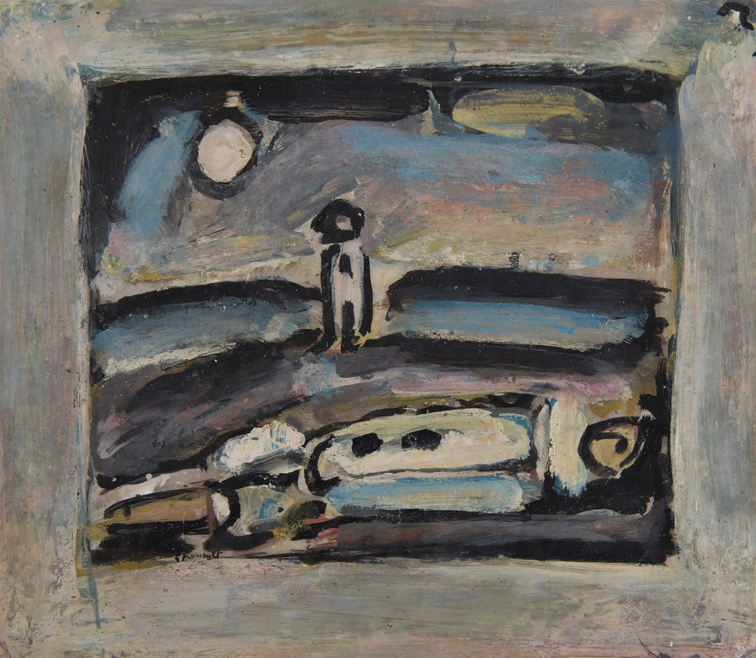 Georges Rouault, Pierrot endormi, circa 1934-1938