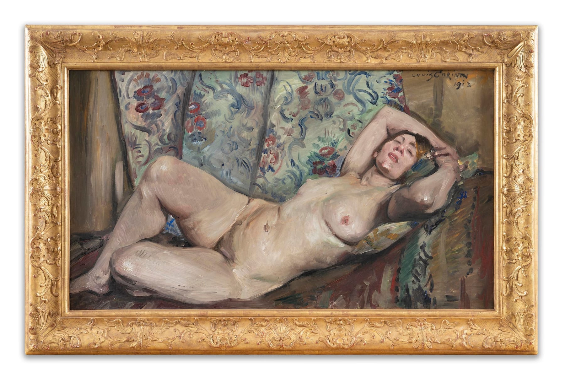 Lovis Corinth (1858-1925), Liegender weiblicher akt, 1913