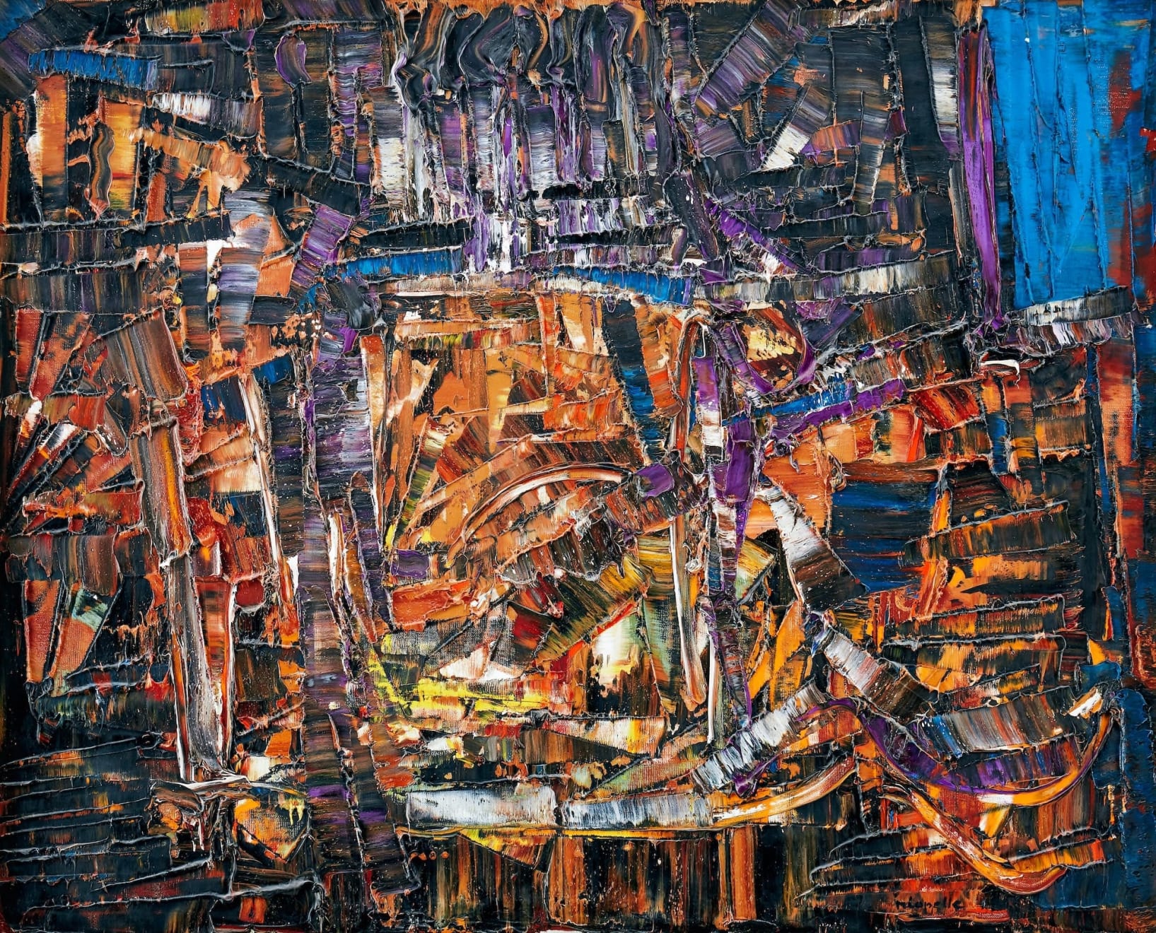 Jean-Paul Riopelle, Couchant, 1973