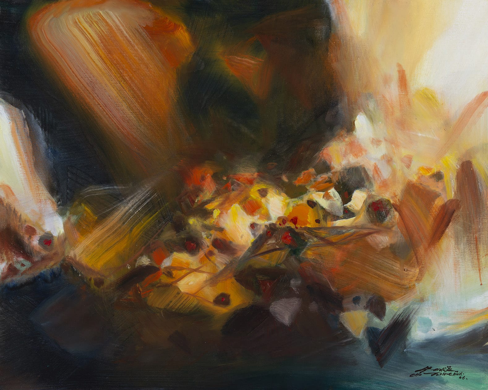 Chu Teh-Chun, À bon port, 2006