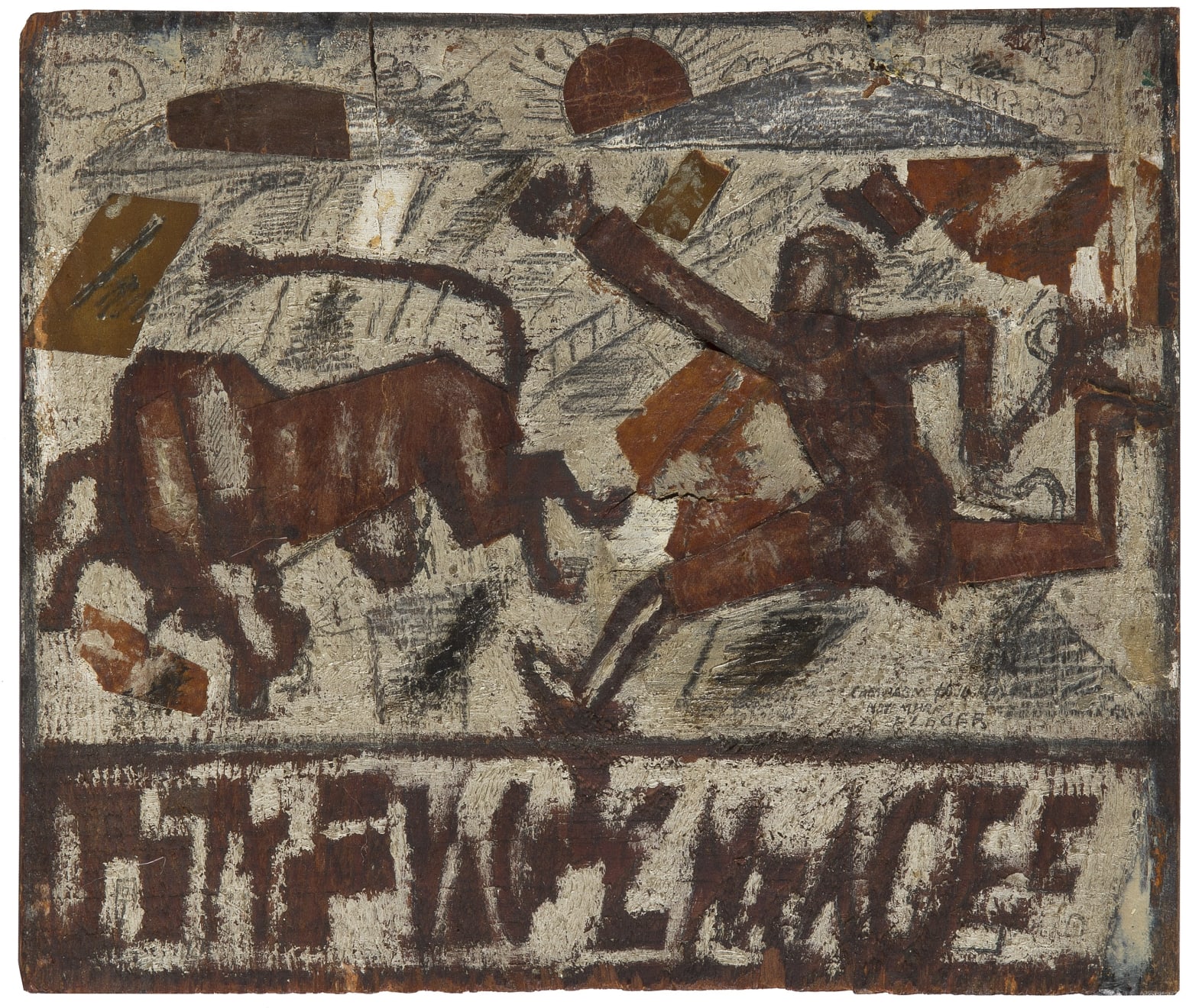 Fernand Léger, La poursuite de la vache enragée, 1917