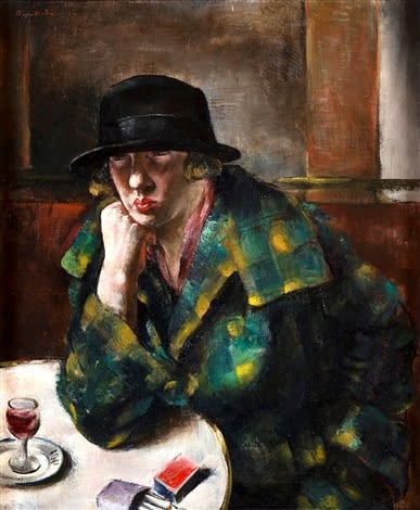Jean Fautrier, Au café, 1924