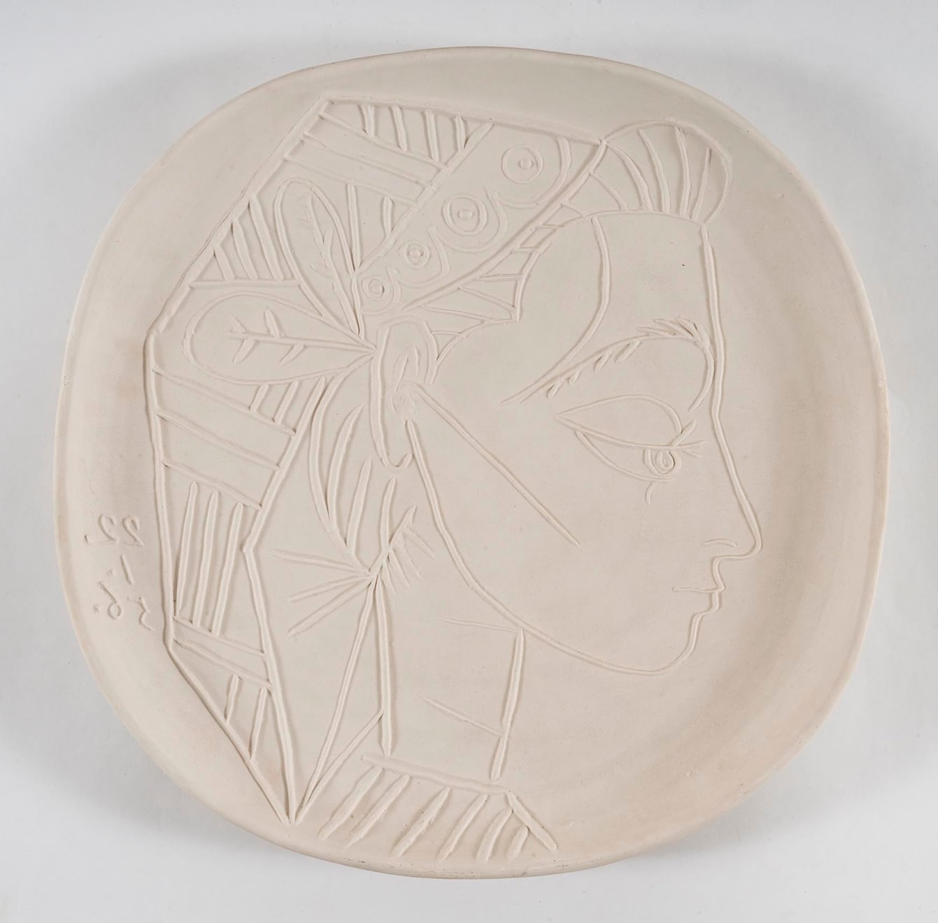 Pablo Picasso (1881-1973), Profil de Jacqueline (A.R. 309), 22.01.1956