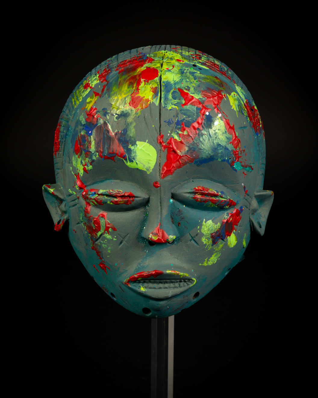 Painted Chokwe Mask, 19th - 20th century x 2019