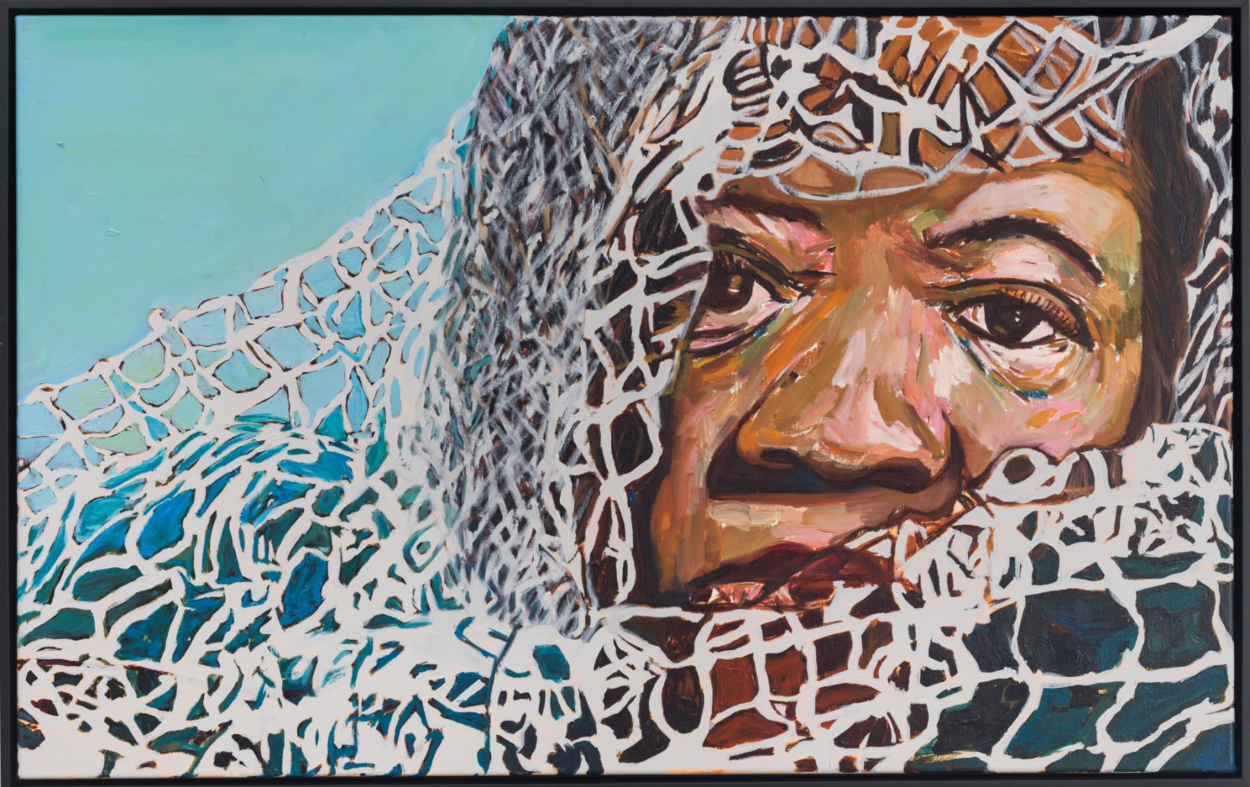 Beverly McIver, Looking Out from Under, 2024