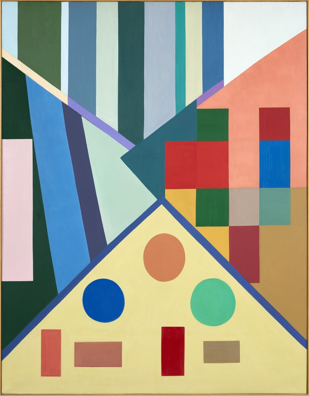 Shirley Jaffe, Criss Cross, 1969