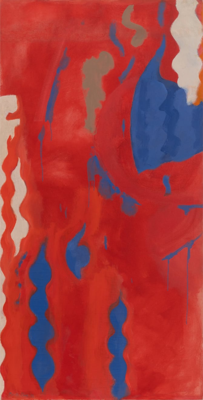 Perle Fine, Red and Blue Waterfalls, 1952