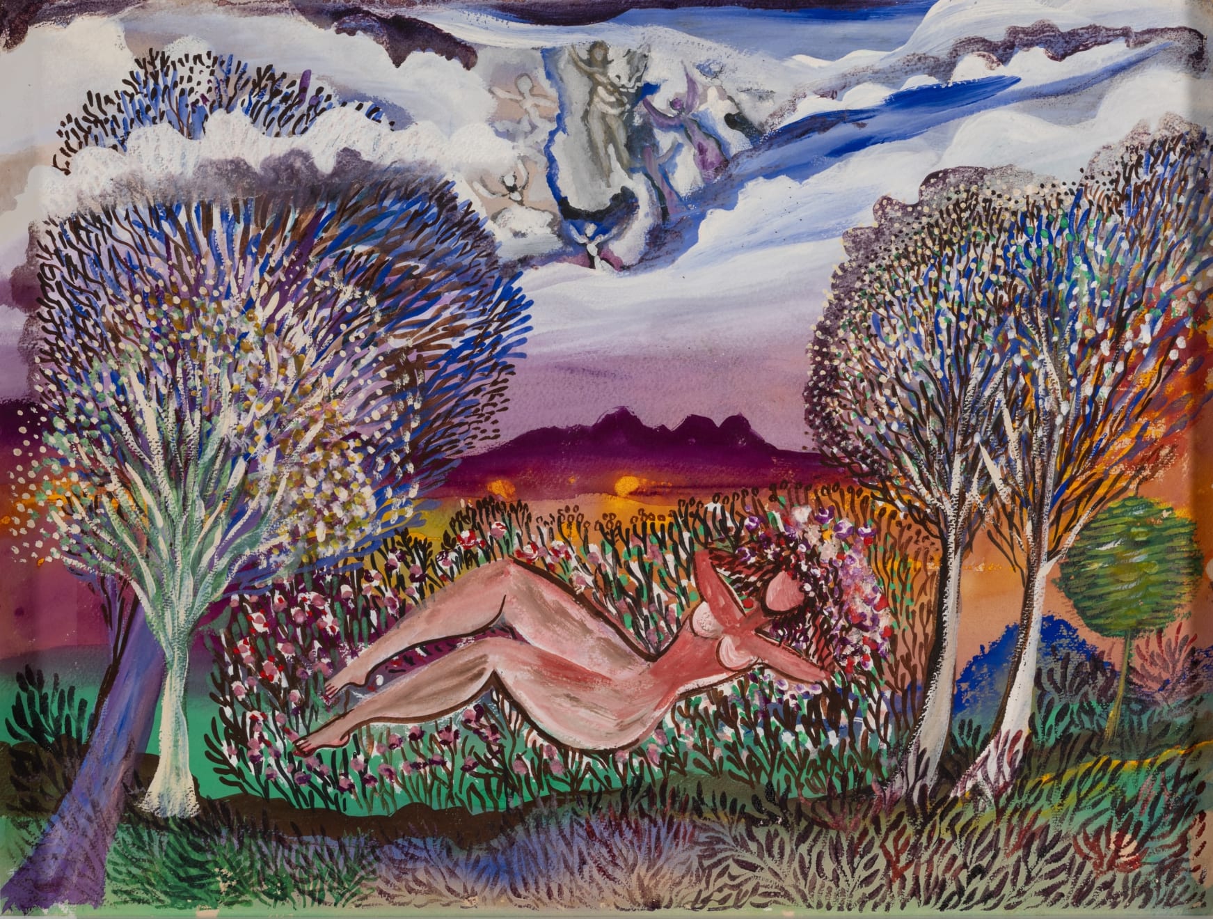 Lucia Wilcox, Enroute to Sarasota, 1947