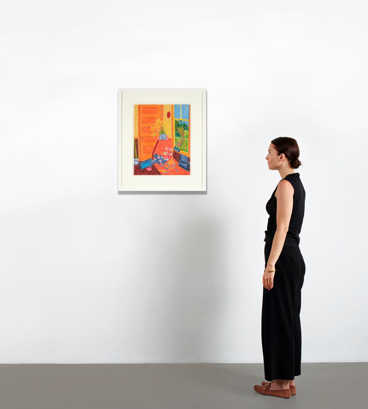 Lynne Drexler, Orange Door, 1981