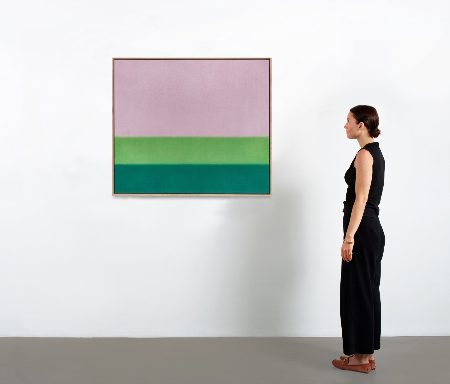 Susan Vecsey, Untitled (Pink / Green), 2024