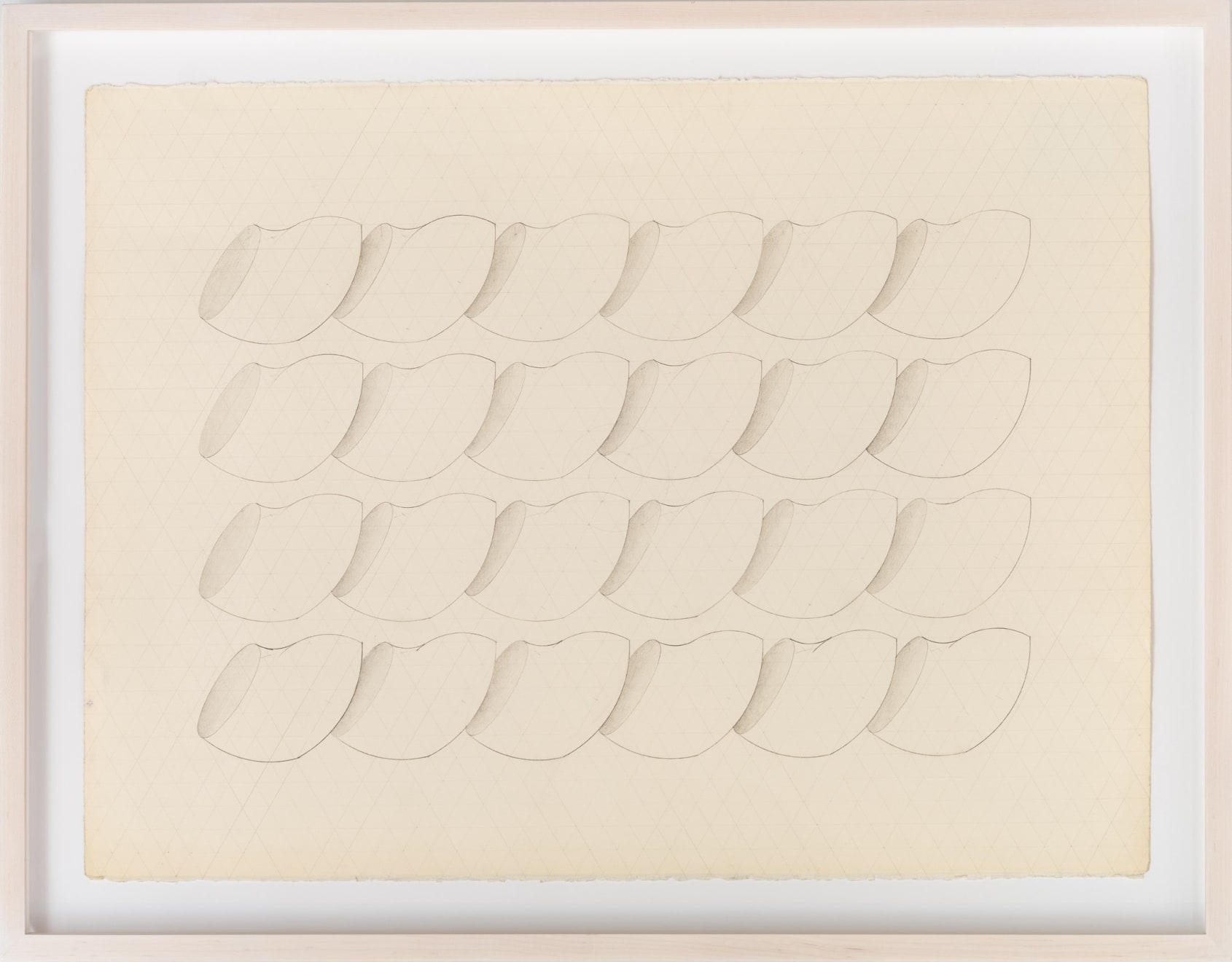 Mary Ann Unger, Study for Hexagonal Quintet Suite #5, 1978