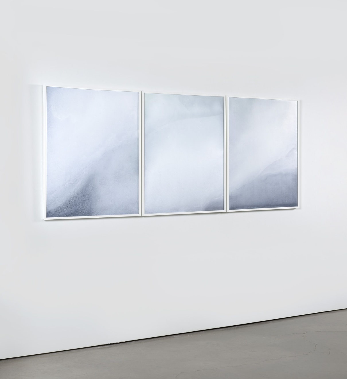 Susan Vecsey, Untitled (White Triptych), 2023