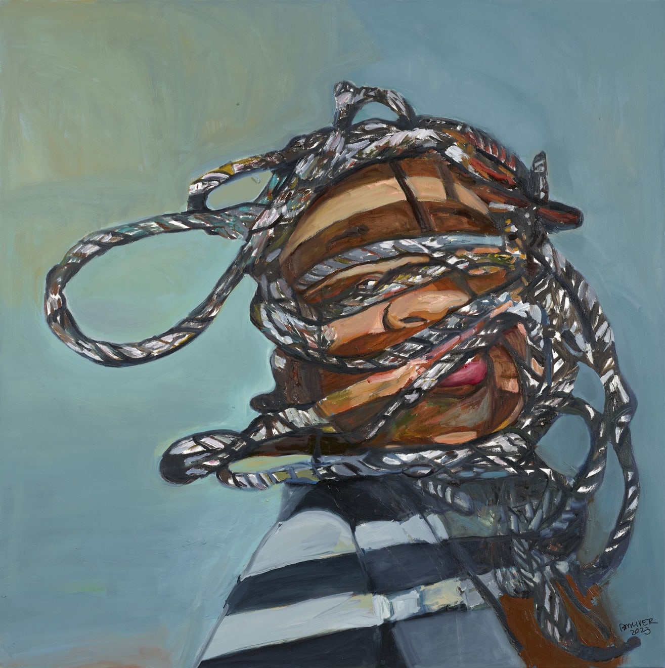 Beverly McIver, Untitled: Ropes, 2023