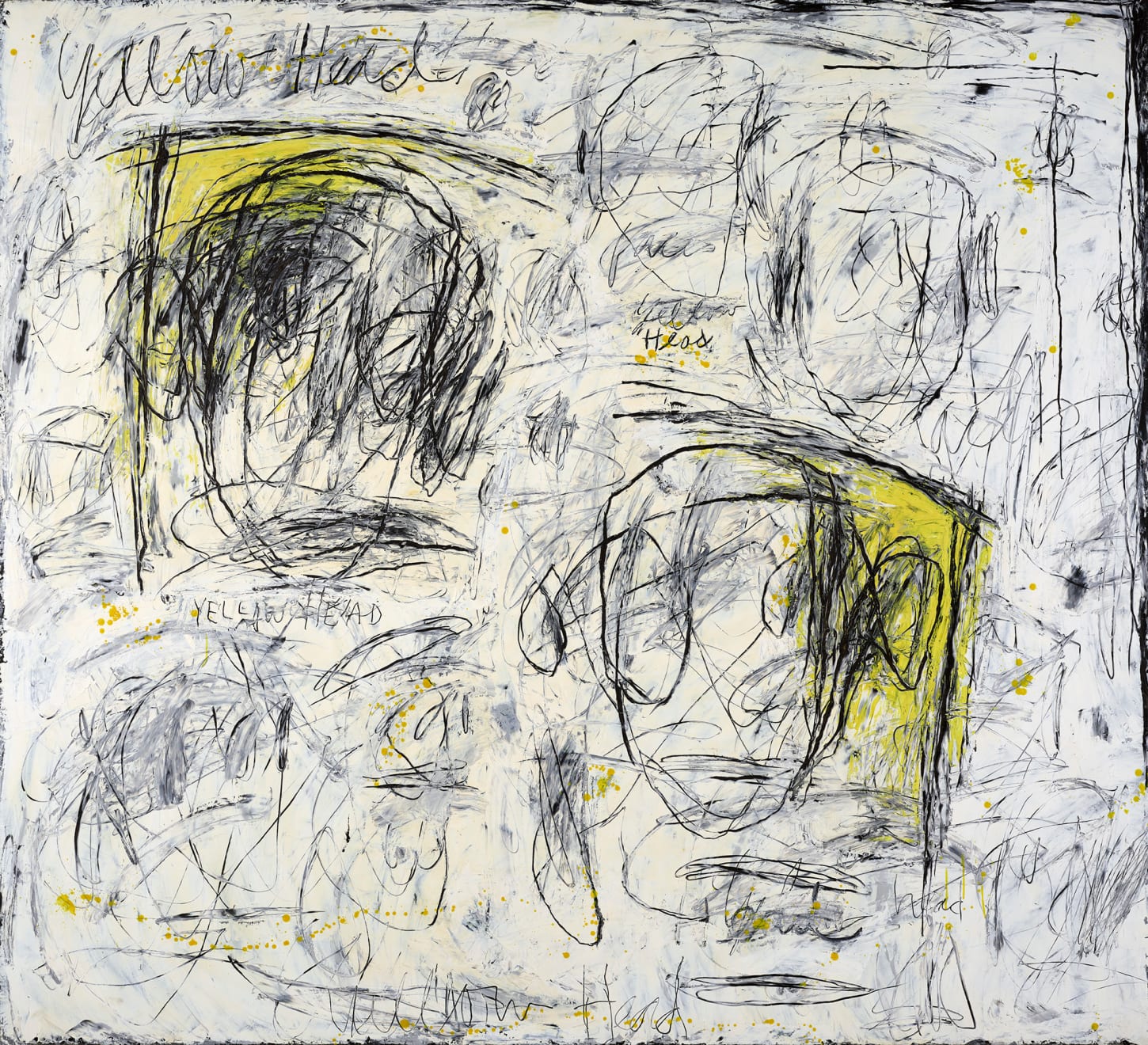 Louisa Chase, Yellow Head, 1986
