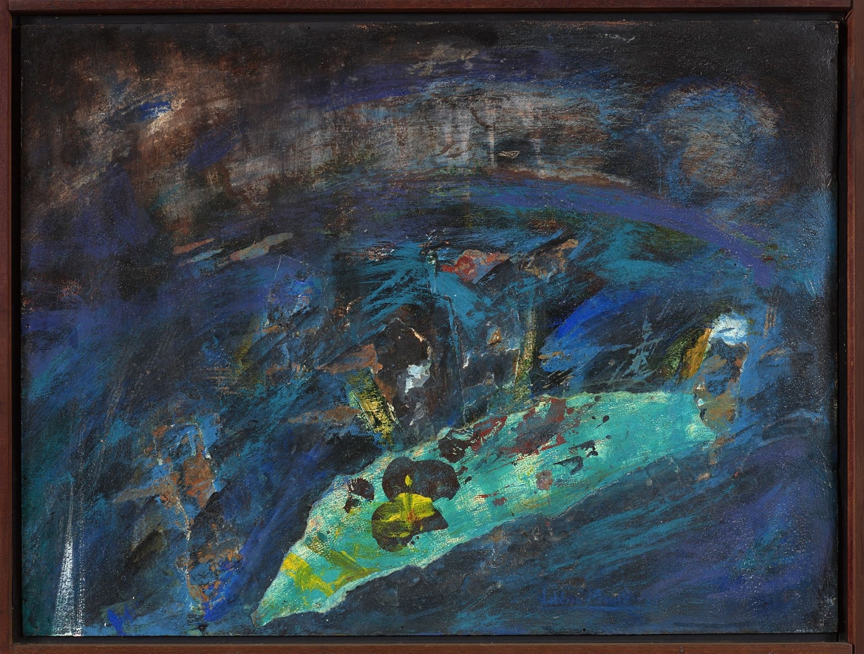 Libbie Mark, Collage Painting #6, 1961