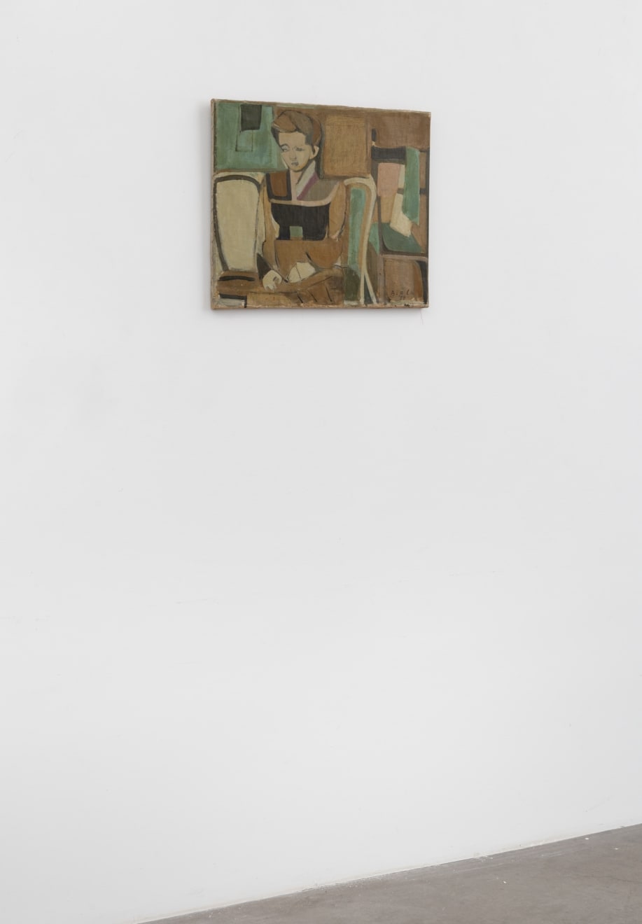 Janice Biala, Intérieur avec Marguerite Lang, 1950