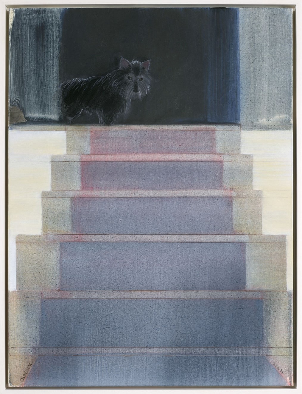 Elizabeth Osborne, Jasper on Steps, 2015