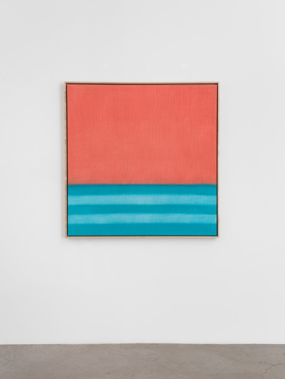 Susan Vecsey, Untitled (Hot Orange / Turquoise), 2024