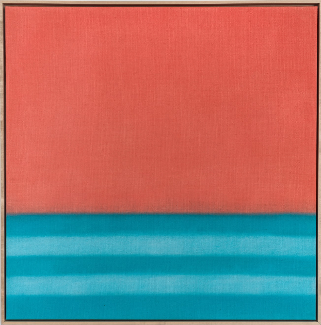 Susan Vecsey, Untitled (Hot Orange / Turquoise), 2024