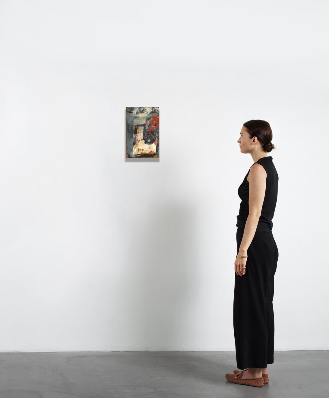 Milton Resnick, Untitled, (Portrait of Ibram Lassaw), 1955