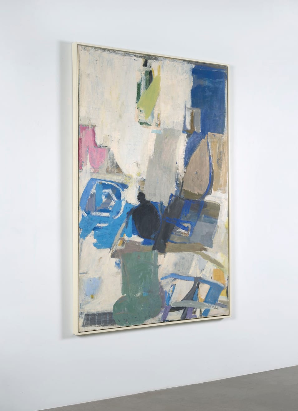 Janice Biala, White Interior with Black Kettle, 1961